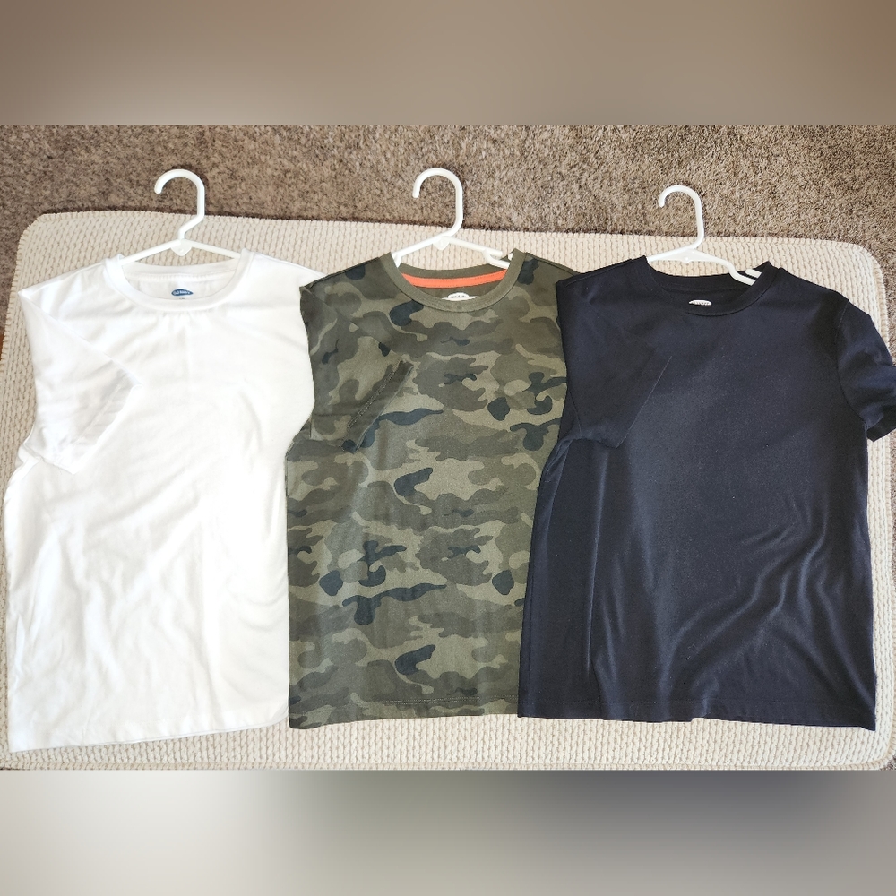 Old Navy Softest Crew Neck T-shirt 3 pack, boys
